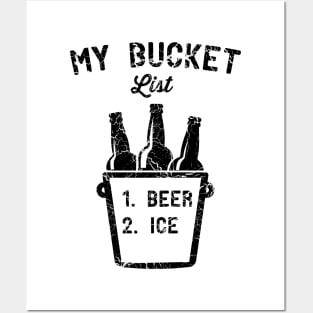 My bucket list is full of beer Posters and Art